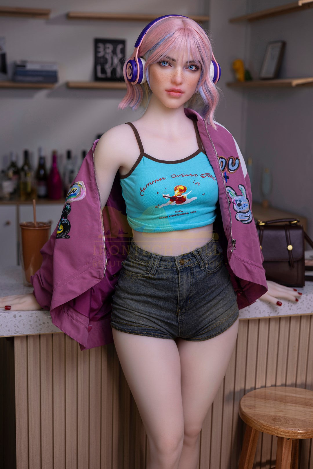 Heidi Sex doll (Irontech Doll 162cm A-cup S46 TPE+silicone)