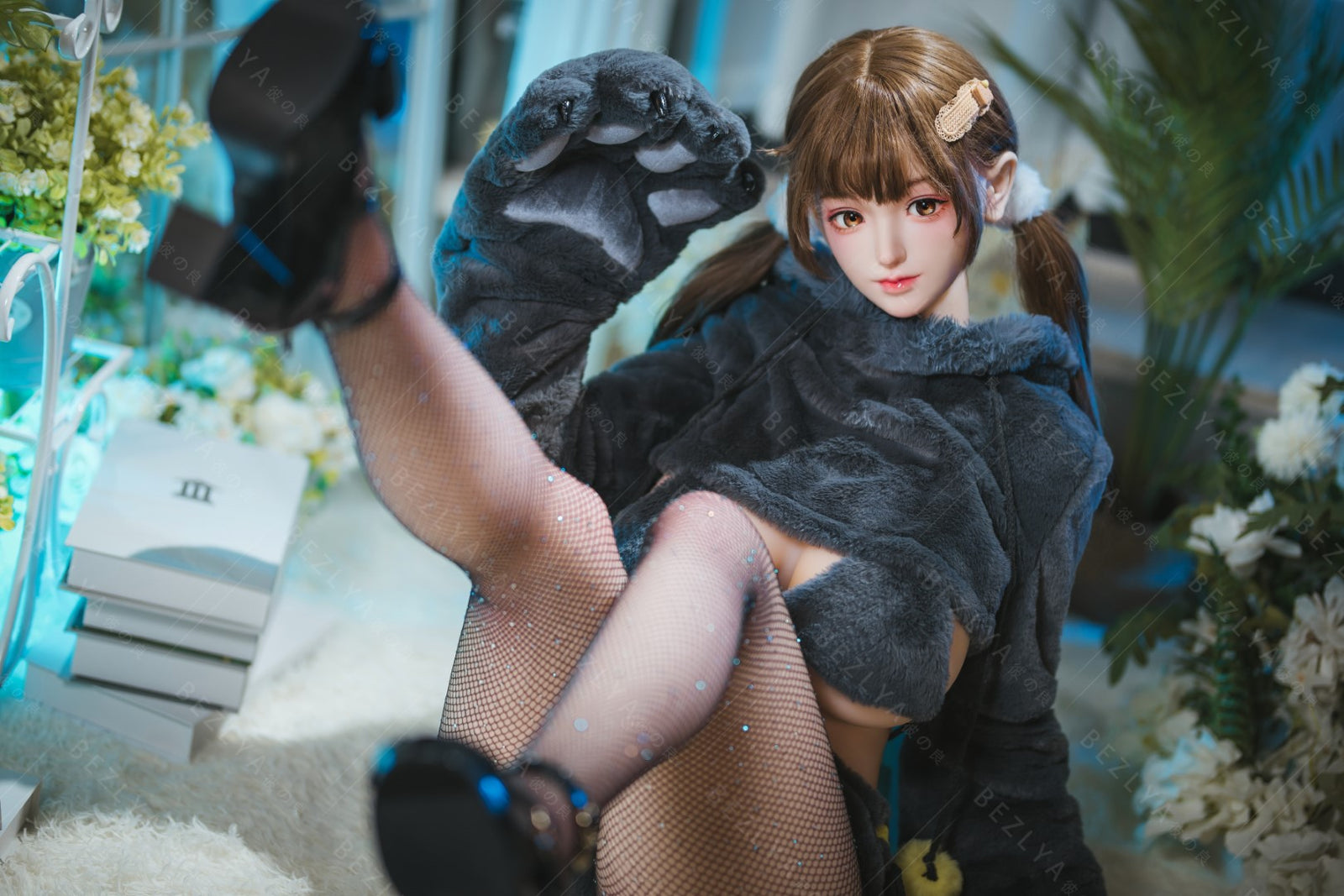 Paeonia-sekspop (Bezlya Doll 155cm F cup 2.0 TPE+Siliconen)