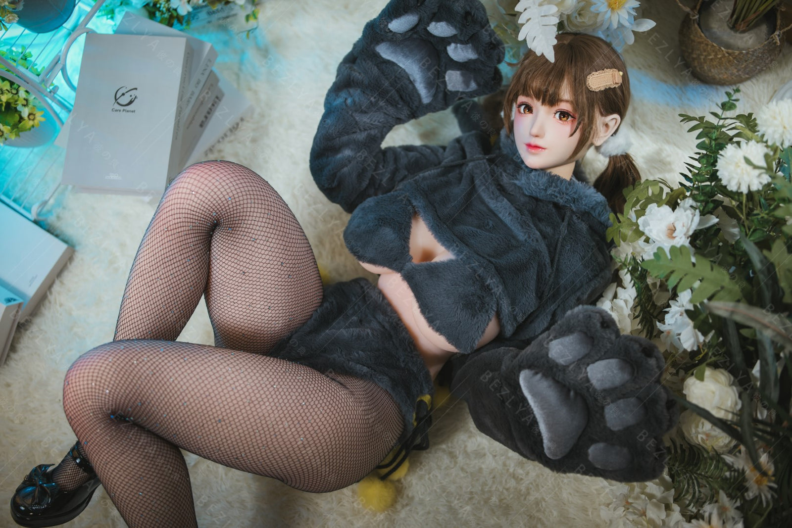 Paeonia-sekspop (Bezlya Doll 155cm F cup 2.0 TPE+Siliconen)