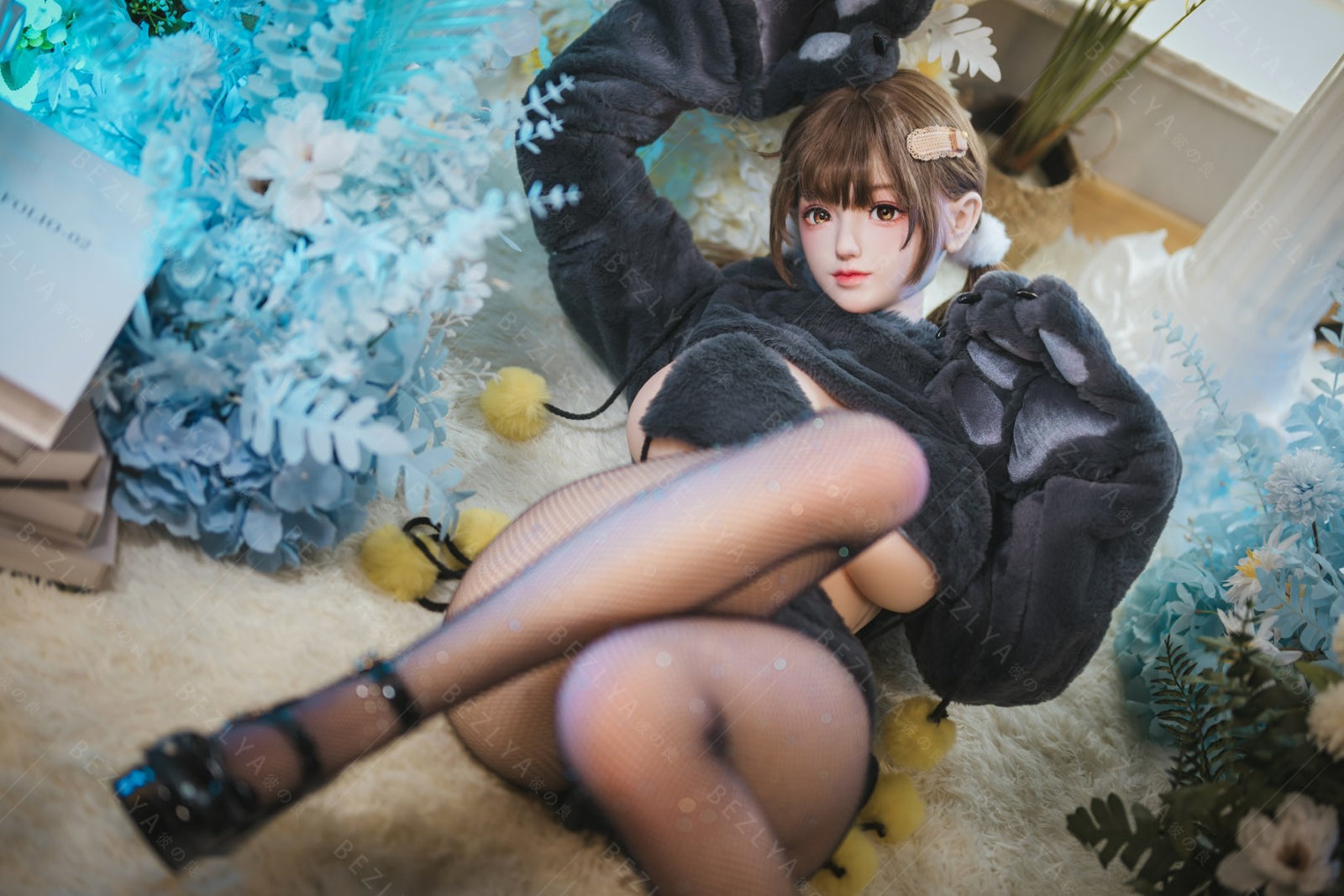 Paeonia-sekspop (Bezlya Doll 155cm F cup 2.0 TPE+Siliconen)