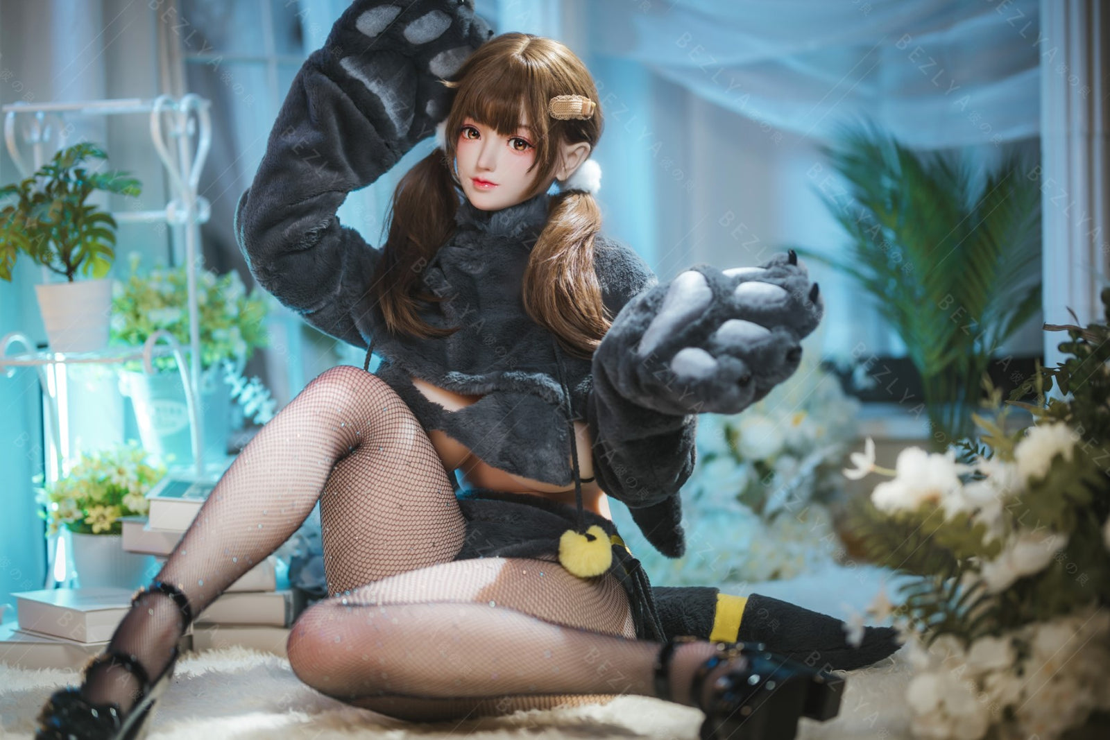 Paeonia-sekspop (Bezlya Doll 155cm F cup 2.0 TPE+Siliconen)
