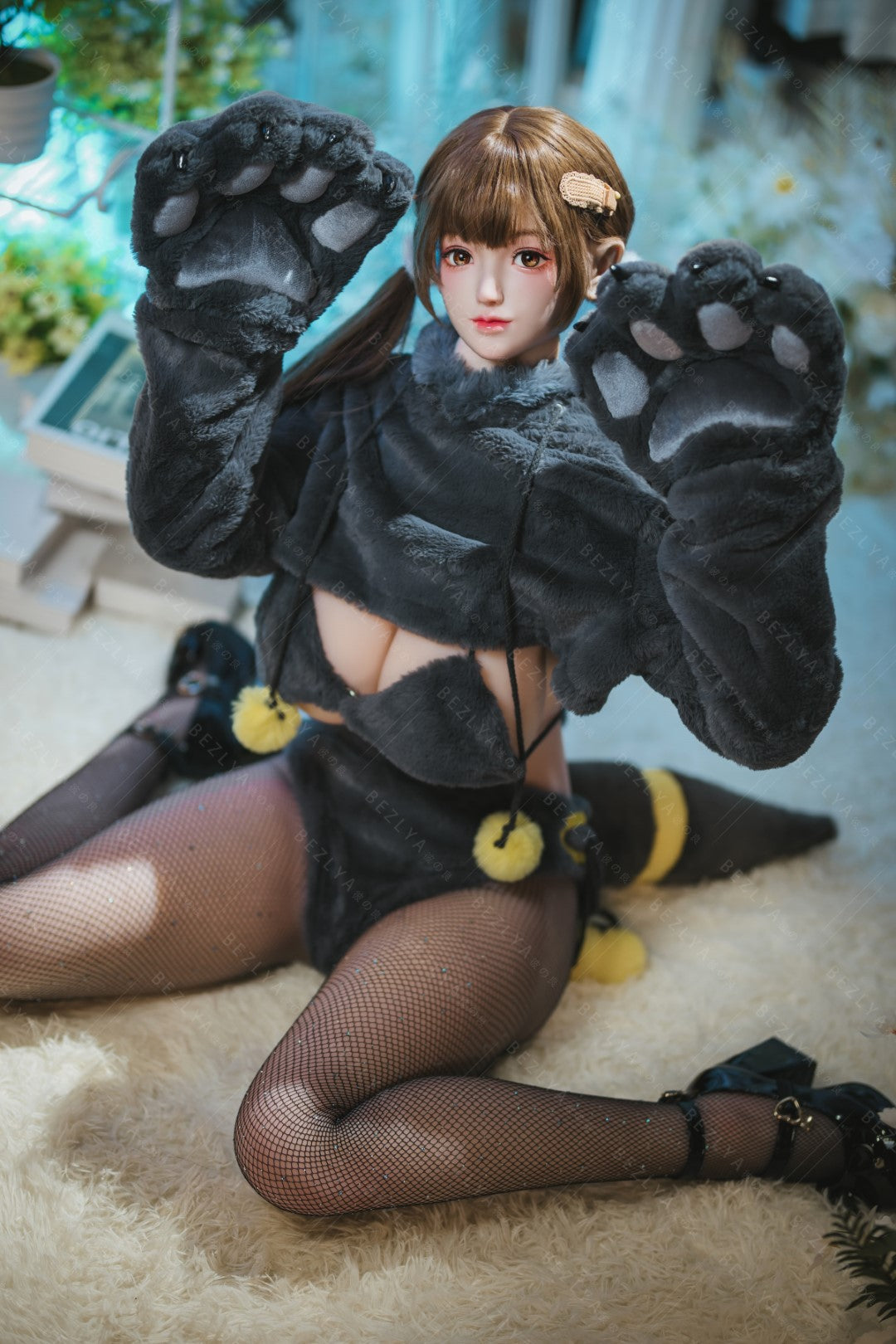 Paeonia-sekspop (Bezlya Doll 155cm F cup 2.0 TPE+Siliconen)