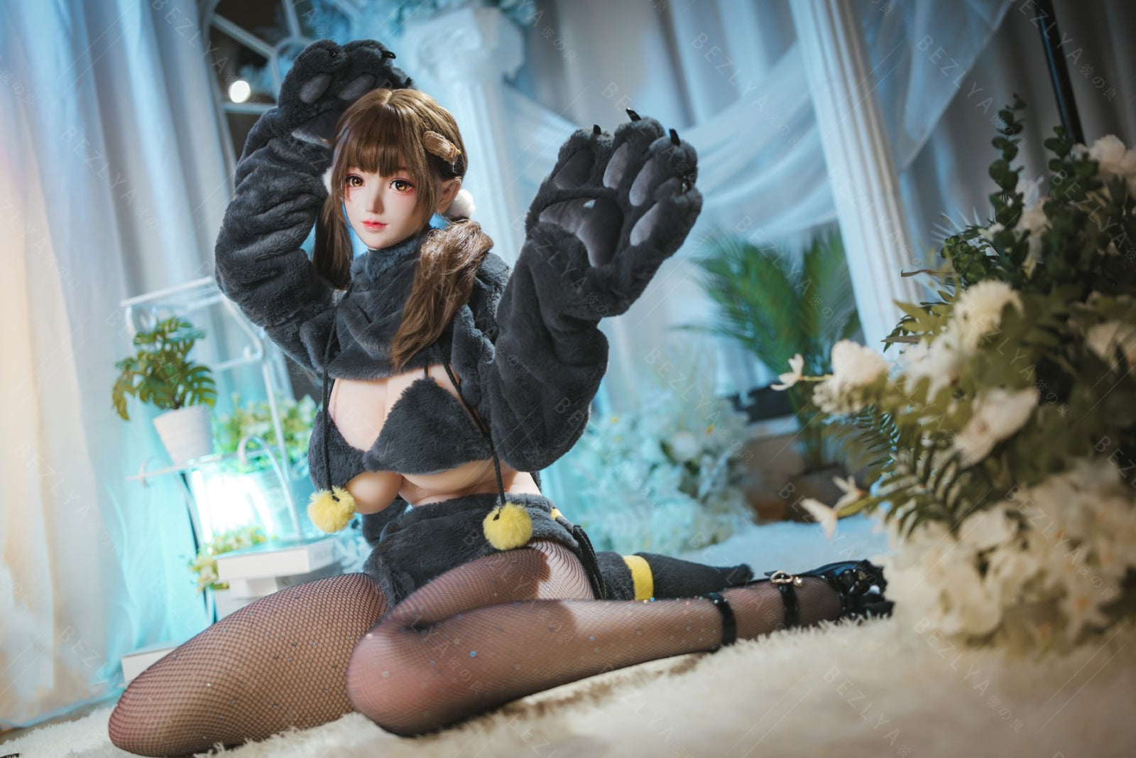 Paeonia-sekspop (Bezlya Doll 155cm F cup 2.0 TPE+Siliconen)