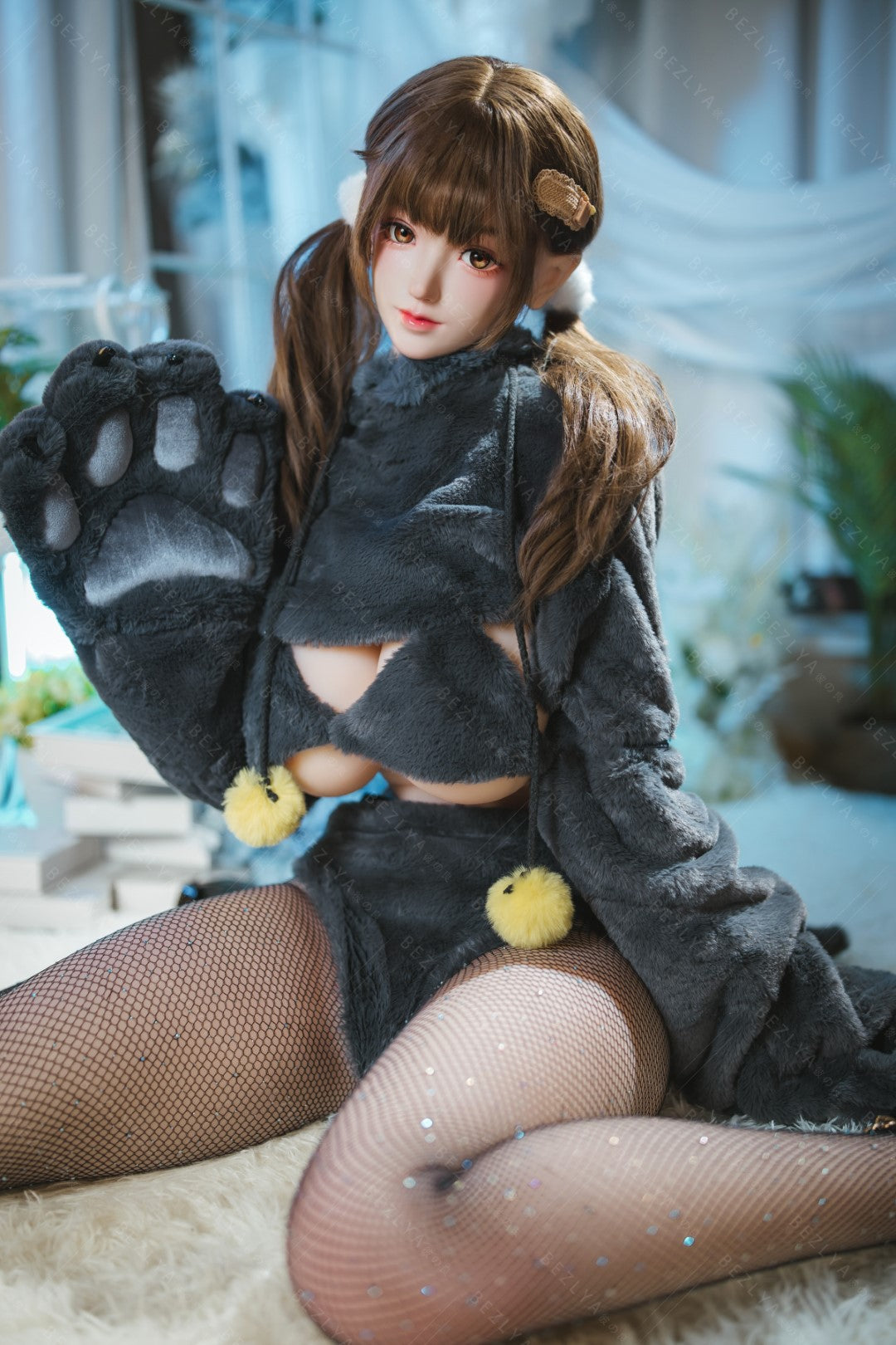 Paeonia-sekspop (Bezlya Doll 155cm F cup 2.0 TPE+Siliconen)