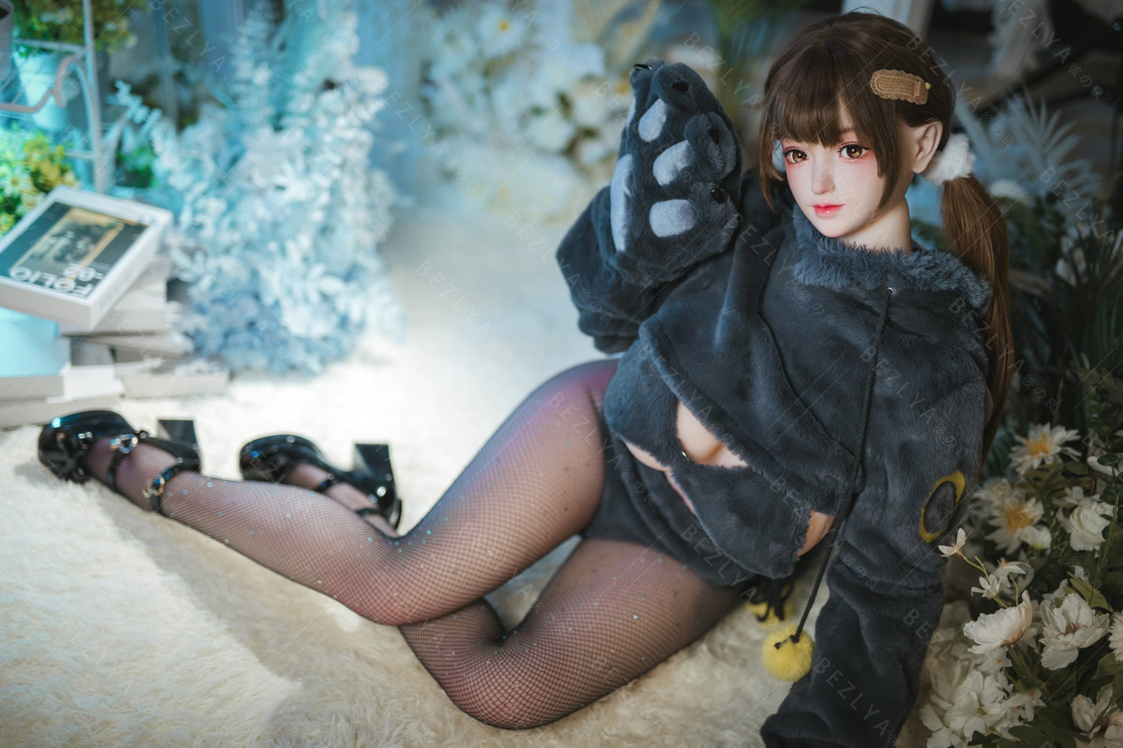 Paeonia-sekspop (Bezlya Doll 155cm F cup 2.0 TPE+Siliconen)