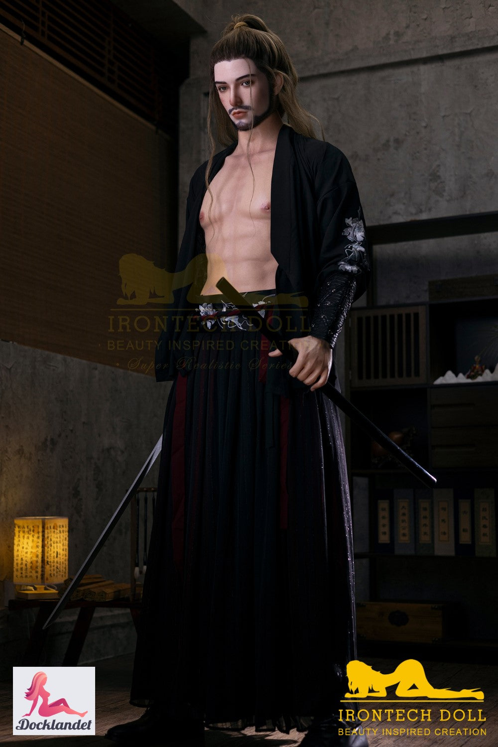 John mannelijke sekspop (Irontech Doll 176 cm M10 siliconen)