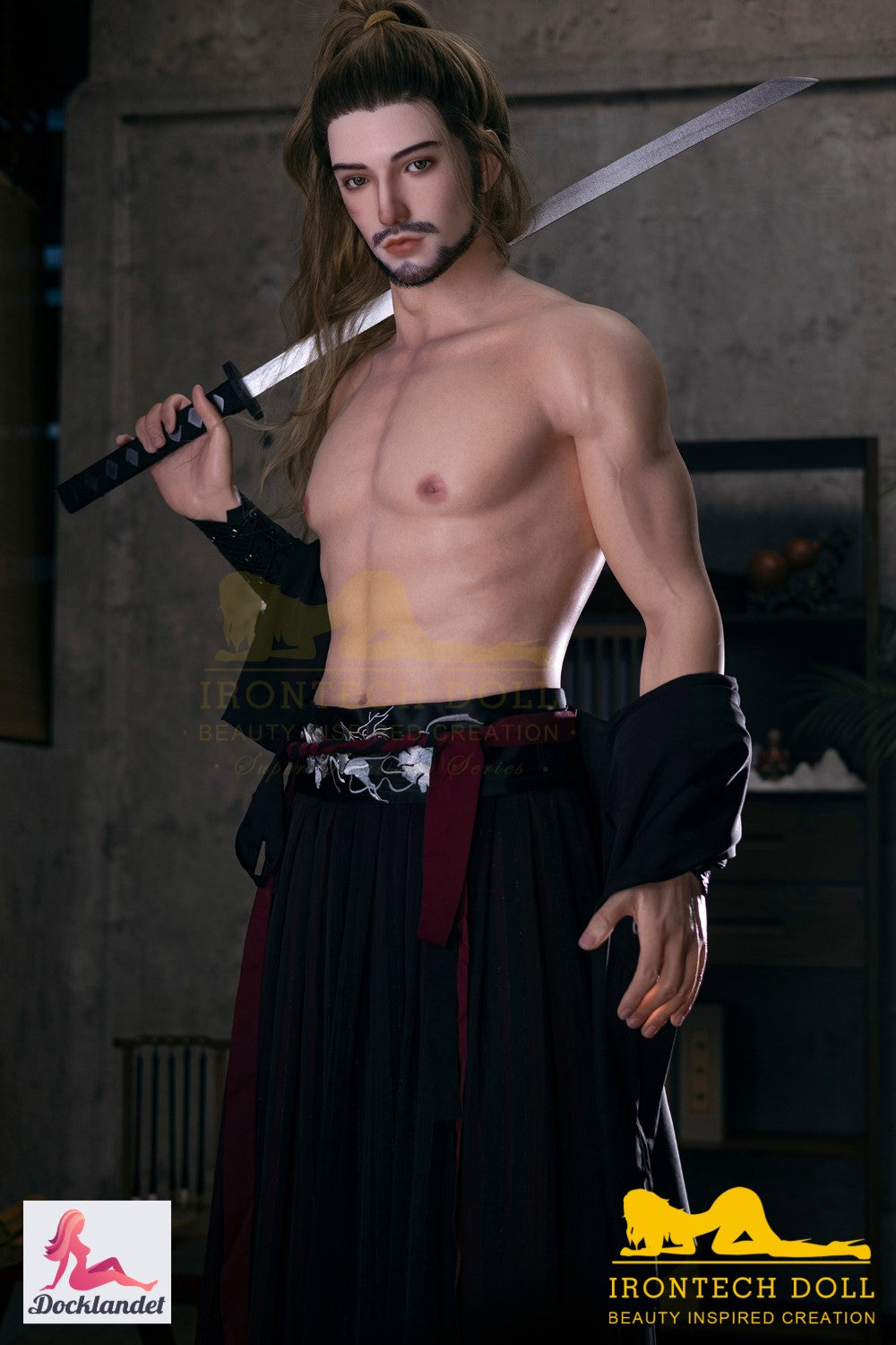 John mannelijke sekspop (Irontech Doll 176 cm M10 siliconen)