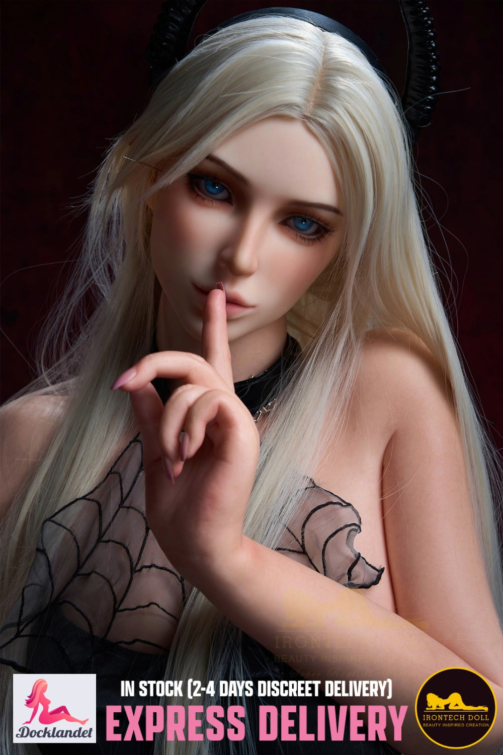 Bailey-sekspop (Irontech Doll 164 cm E-cup B1 siliconen) EXPRESS