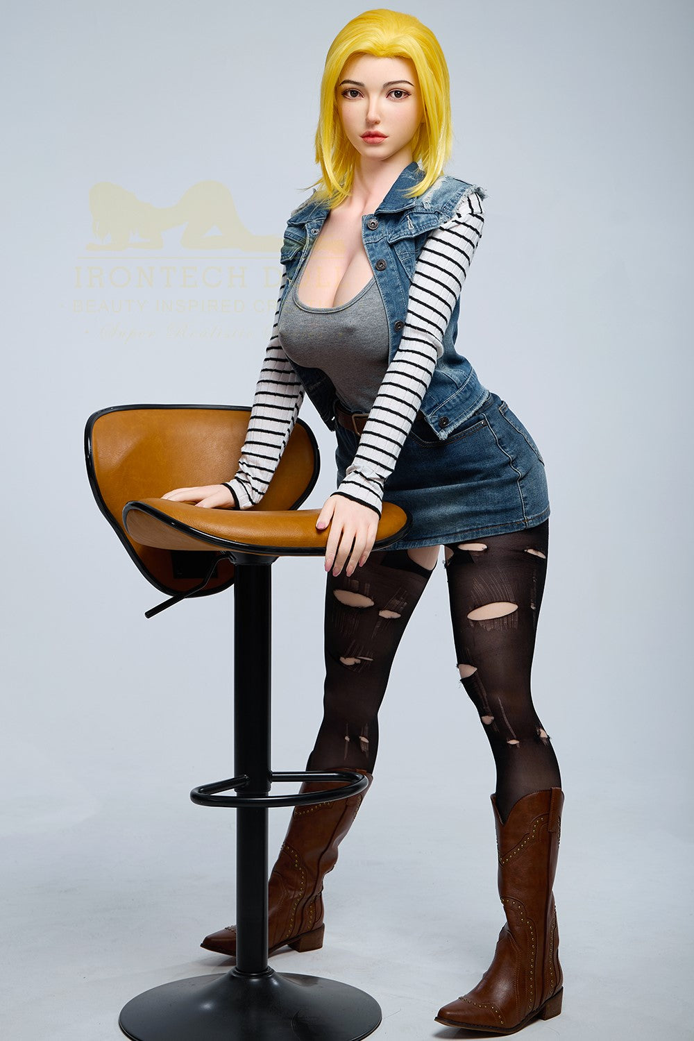 Joline Android 18 Sex Doll (Irontech Doll 159cm G-Cup S41 Silicone)