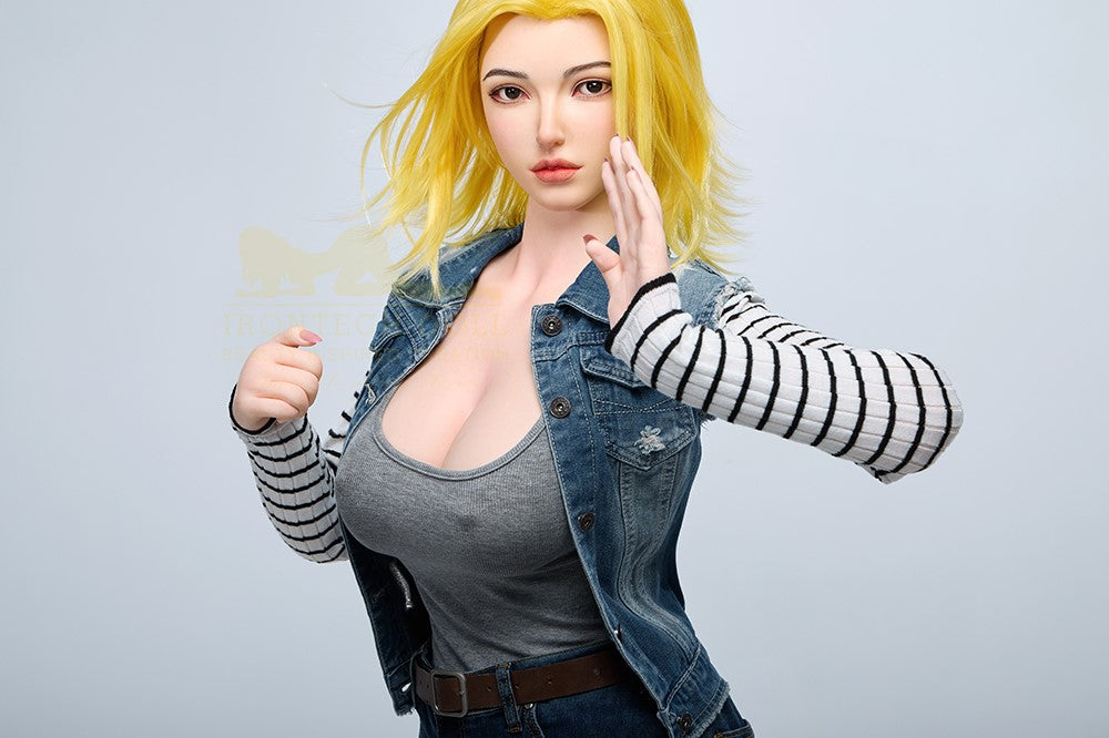 Joline Android 18 Sex Doll (Irontech Doll 159cm G-Cup S41 Silicone)
