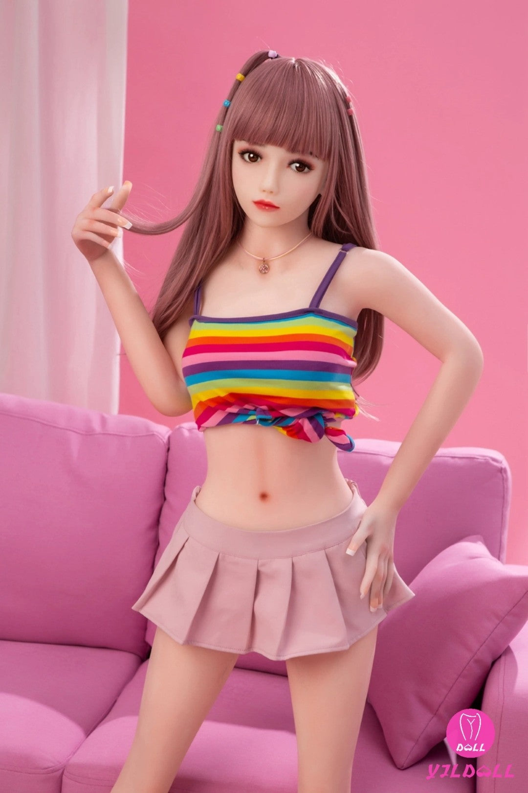 Bertha-sekspop (YJL Doll 148cm C-Cup #175 TPE+Siliconen)