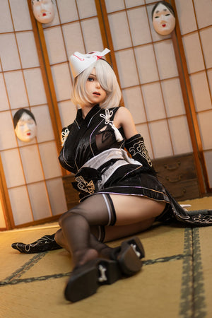 Yorha 2B Sex Doll (Game Lady 171cm e-cup nr. 24 siliconen)