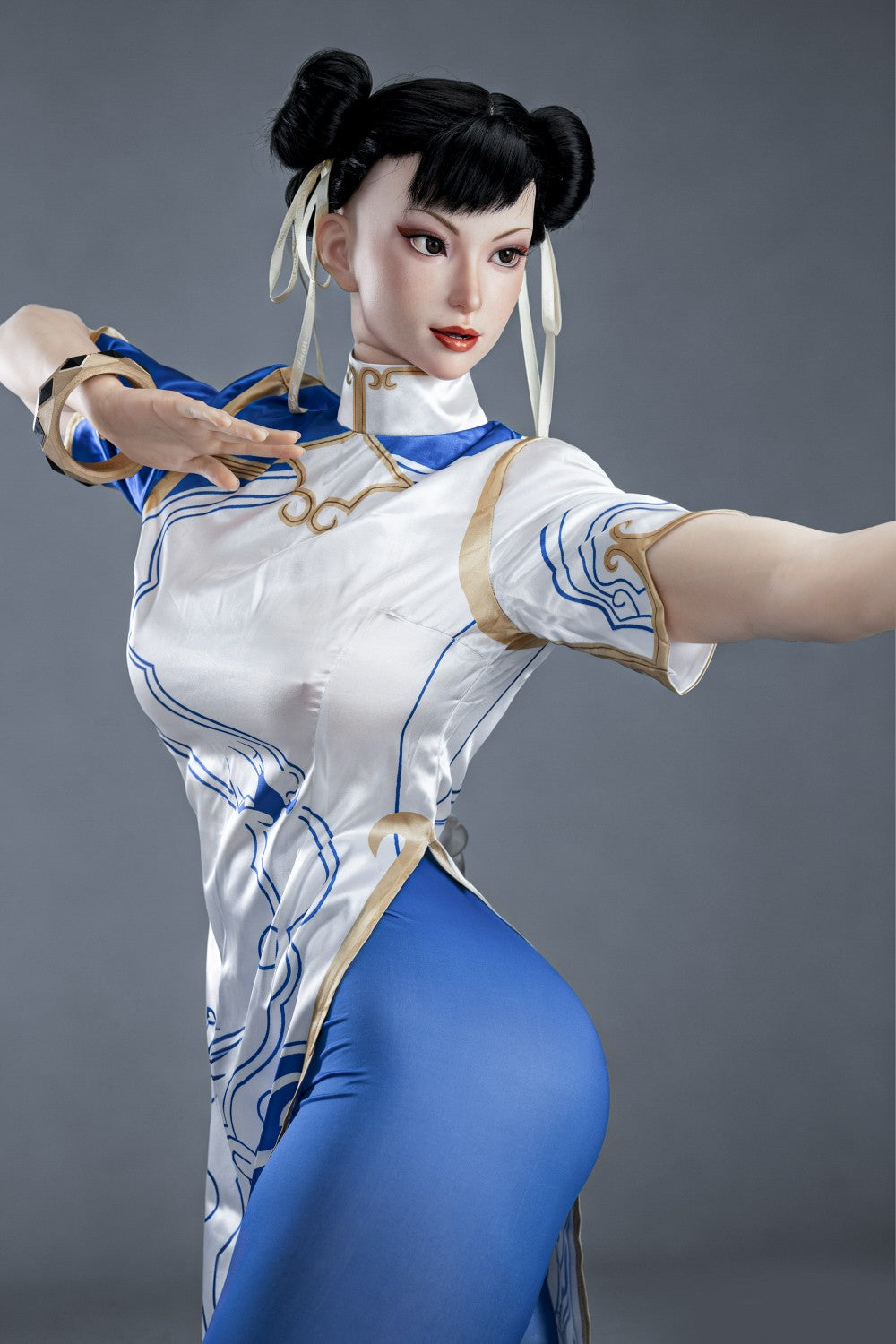 Chun Li-sekspop (Game Lady 169 cm F-Cup nr. 47-1 siliconen)