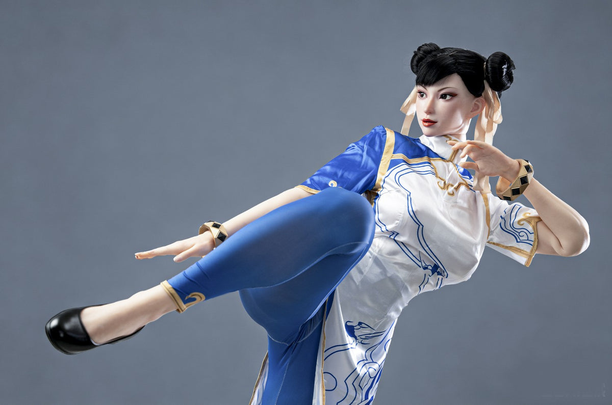 Chun Li-sekspop (Game Lady 169 cm F-Cup nr. 47-1 siliconen)