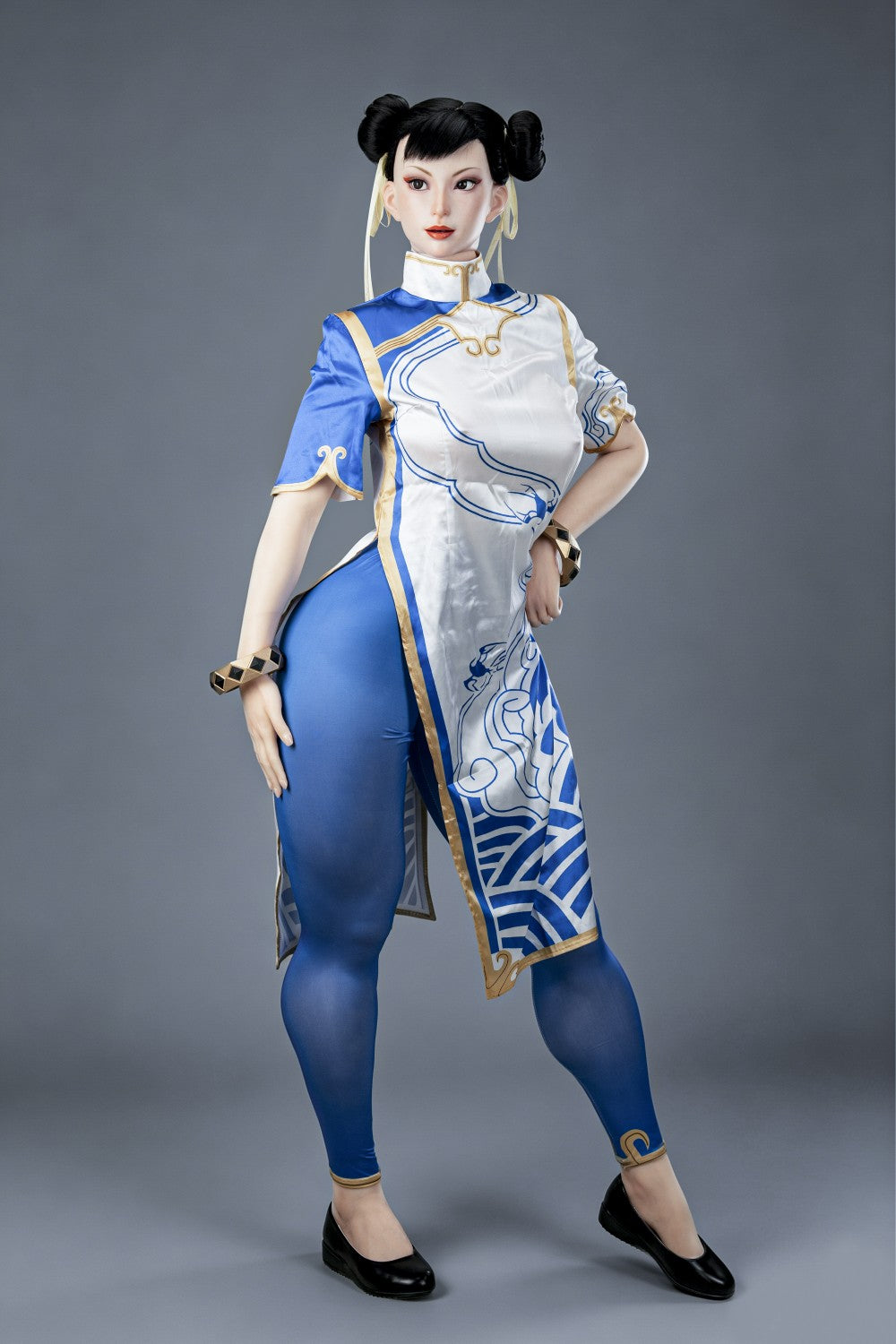 Chun Li-sekspop (Game Lady 169 cm F-Cup nr. 47-1 siliconen)