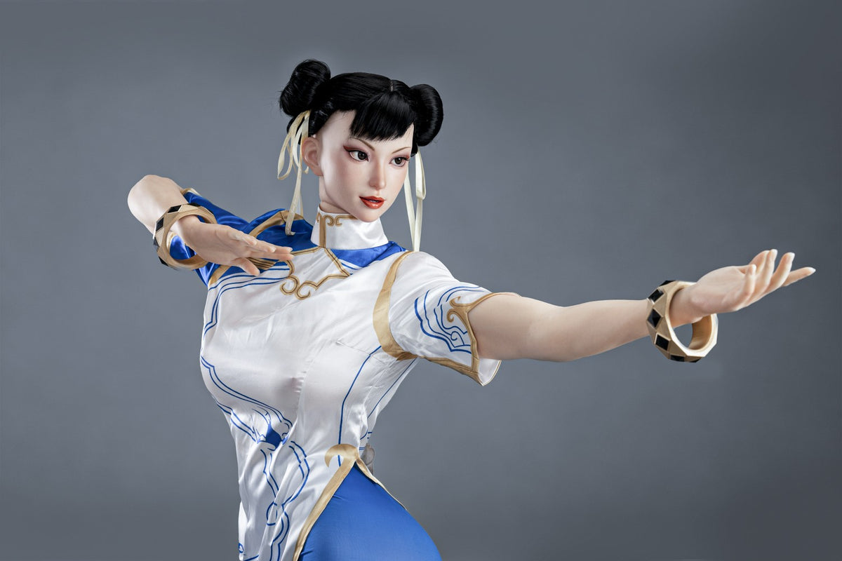 Chun Li-sekspop (Game Lady 169 cm F-Cup nr. 47-1 siliconen)