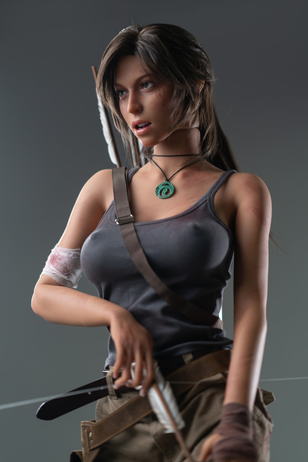 Lara Croft Sex Doll (Game Lady 166 cm e-cup nr. 20 siliconen)