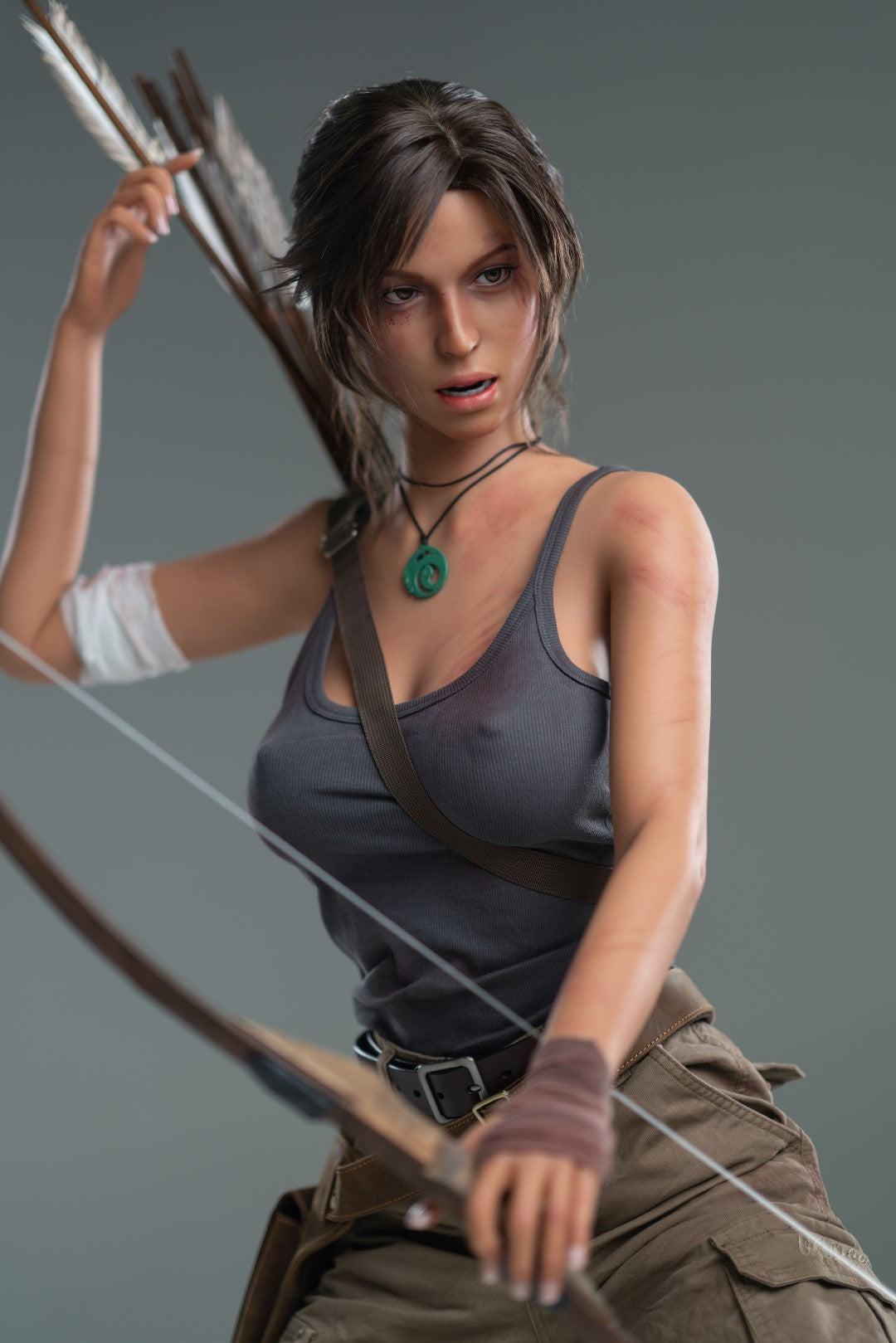 Lara Croft Sex Doll (Game Lady 166 cm e-cup nr. 20 siliconen)