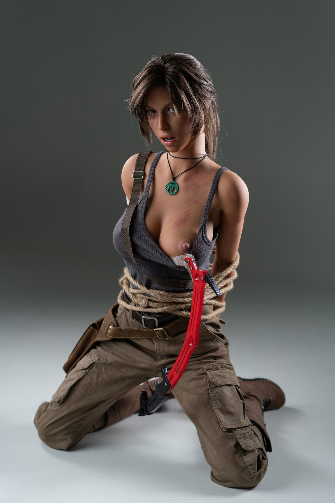 Lara Croft Sex Doll (Game Lady 166 cm e-cup nr. 20 siliconen)