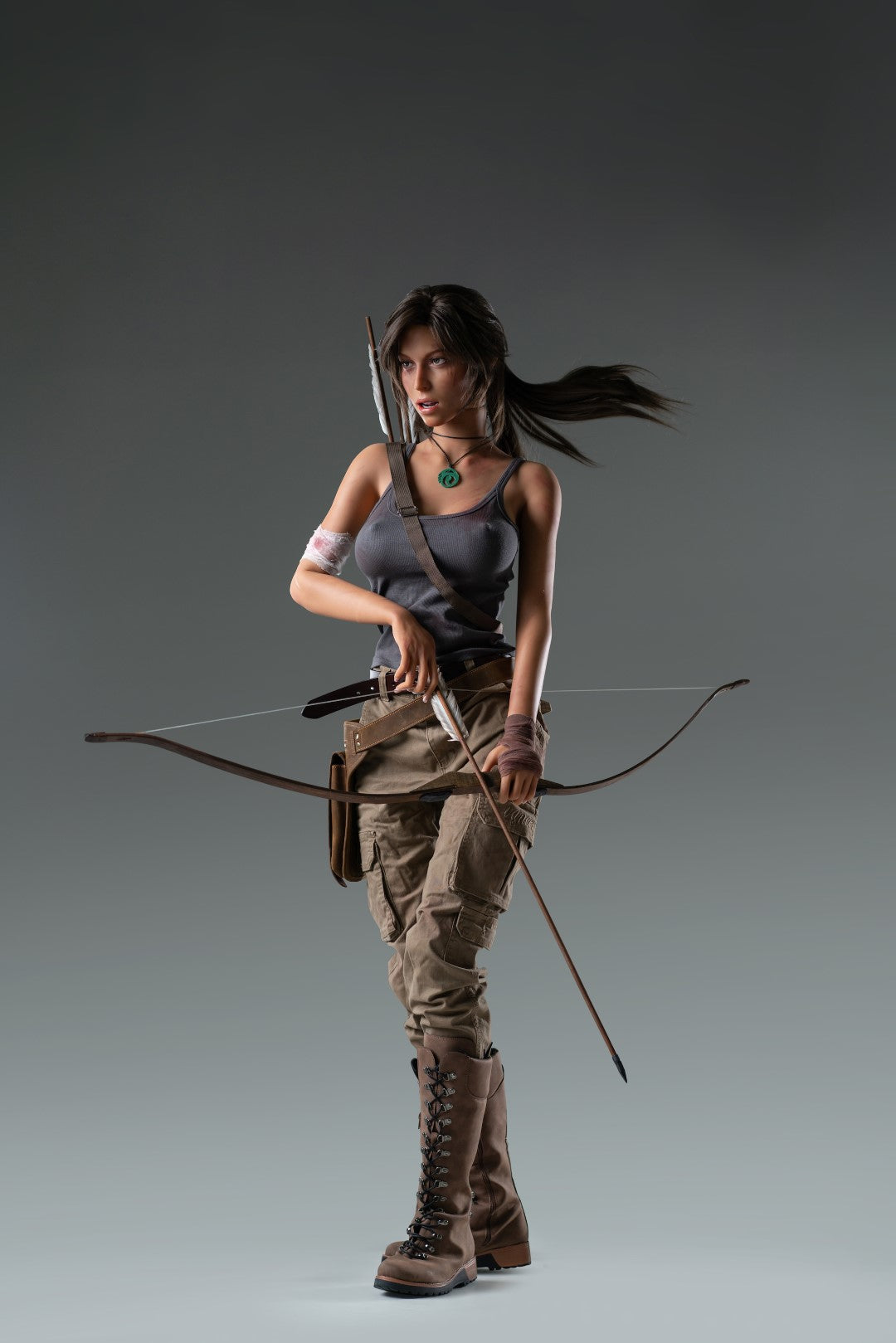 Lara Croft Sex Doll (Game Lady 166 cm e-cup nr. 20 siliconen)