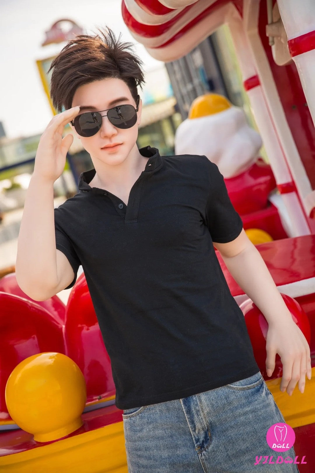 Jack mannelijke sekspop (YJL Doll 177 cm MD010 siliconen)