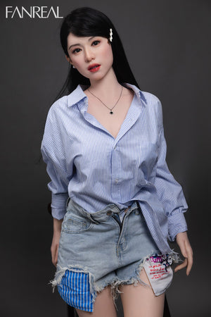 Kimmy Sexdocka (FanReal Doll 155cm F-kupa Silikon)