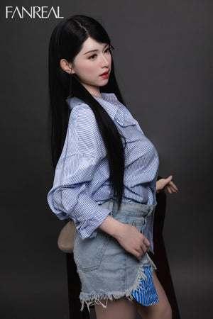 Kimmy Sexdocka (FanReal Doll 155cm F-kupa Silikon)