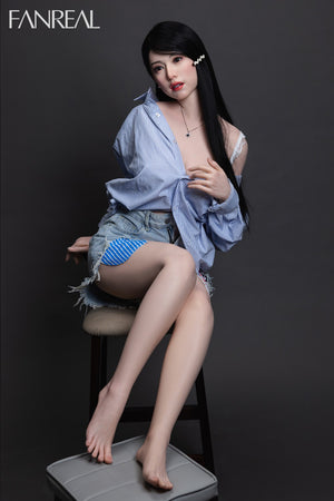Kimmy Sexdocka (FanReal Doll 155cm F-kupa Silikon)