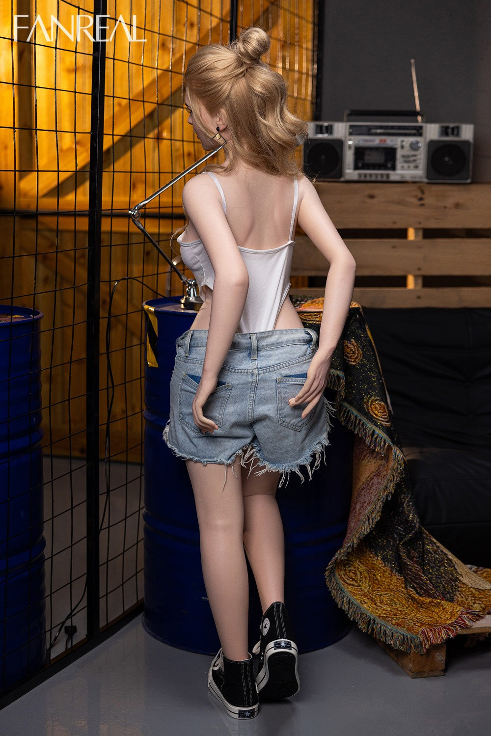 Gina sekspop (FanReal Doll F-cup van 155 cm RST Siliconen)