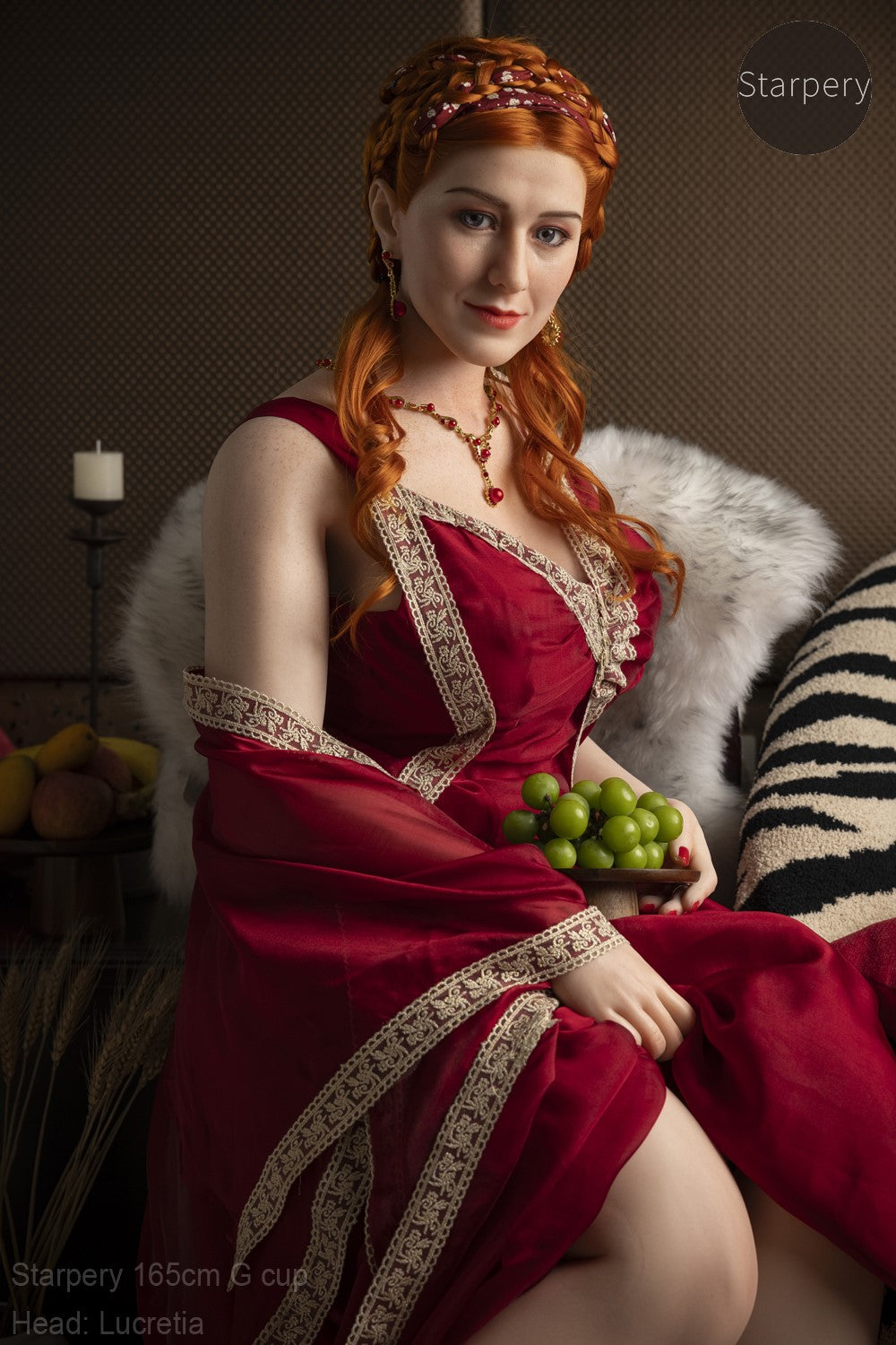 Lucretia-sekspop (Starpery 165cm G-cup TPE+Siliconen)