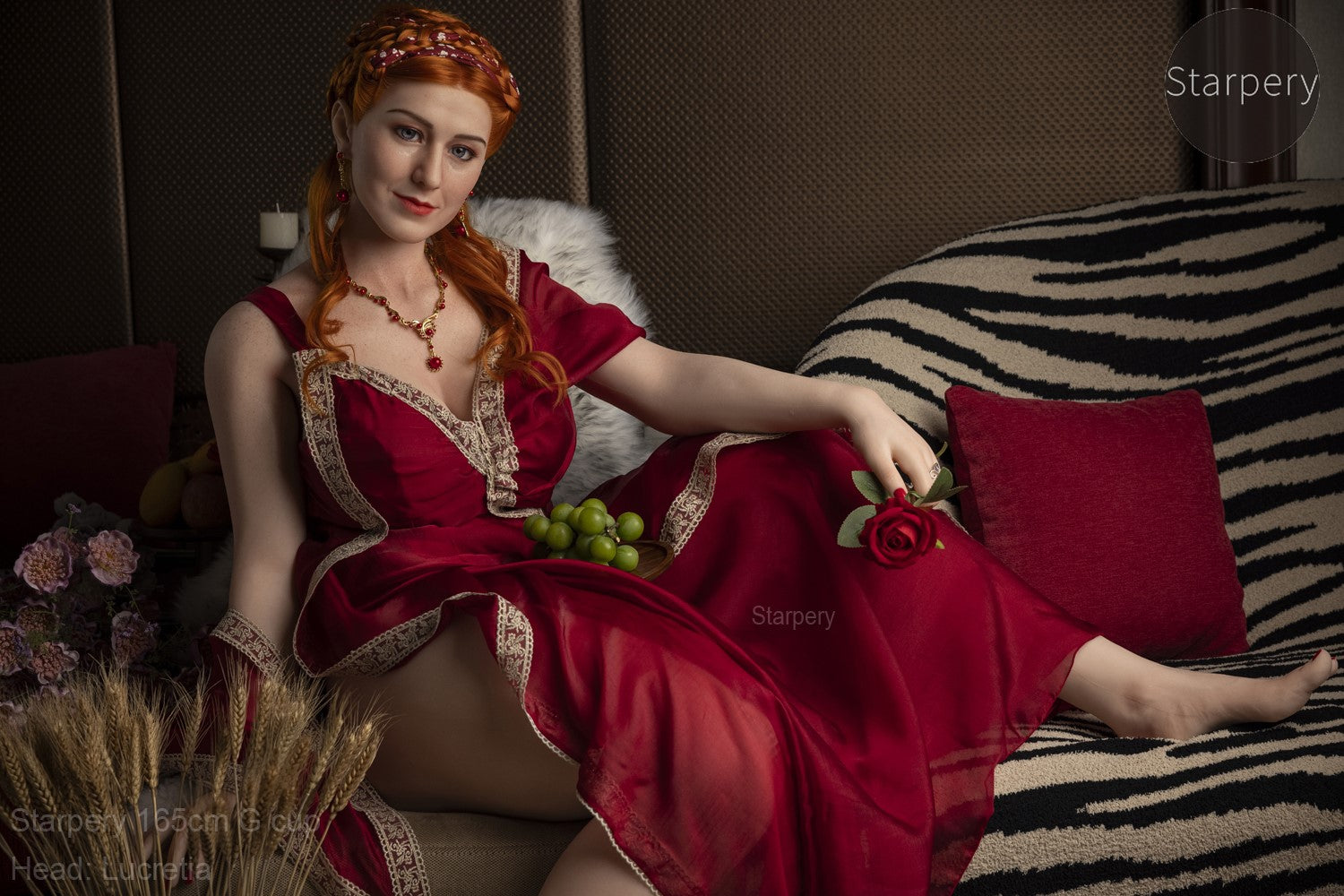 Lucretia-sekspop (Starpery 165cm G-cup TPE+Siliconen)