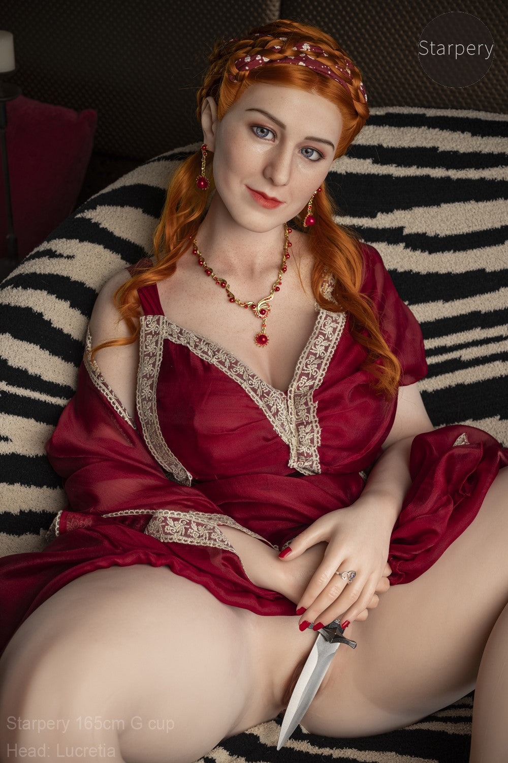 Lucretia-sekspop (Starpery 165cm G-cup TPE+Siliconen)