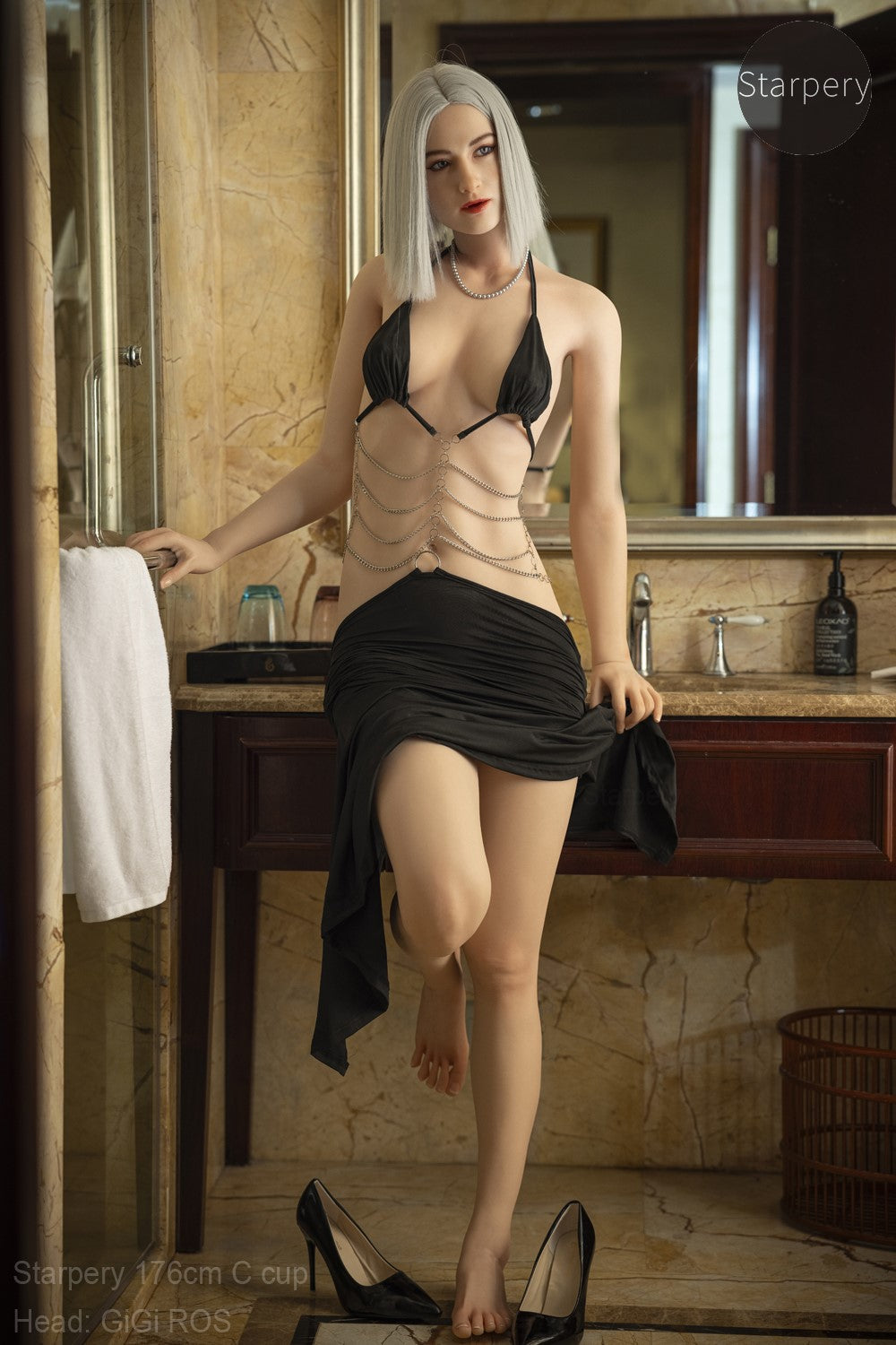 Gigi-sekspop (Starpery 176cm C-cup TPE+Siliconen)