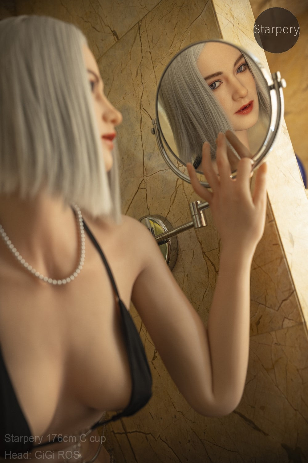 Gigi-sekspop (Starpery 176cm C-cup TPE+Siliconen)