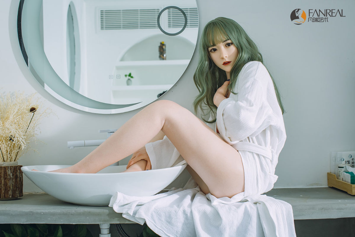 Qian-sekspop (FanReal Doll 158 cm B-cup siliconen)