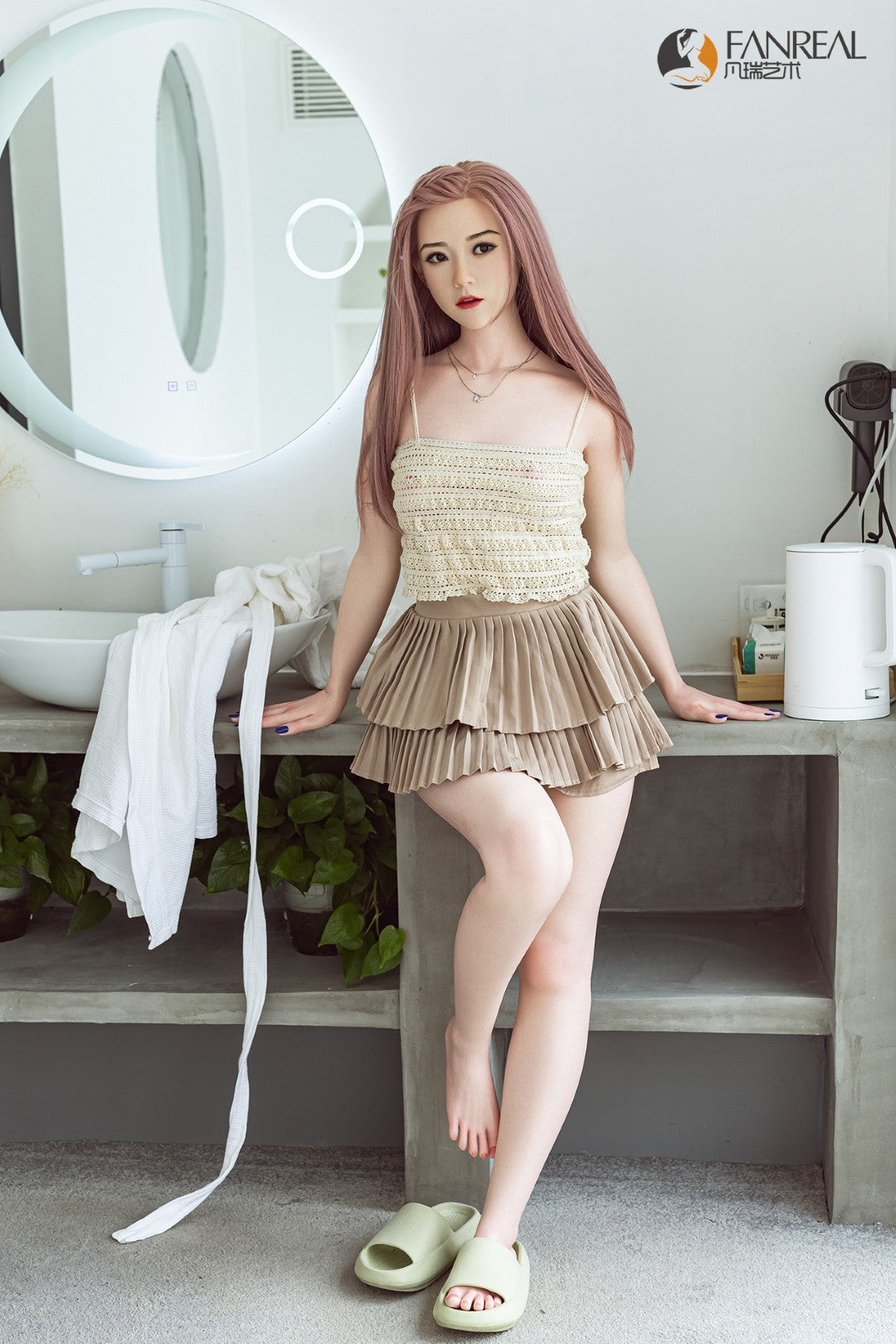 Qian Sex Doll (FanReal Doll 158cm B-Cup Silicone)