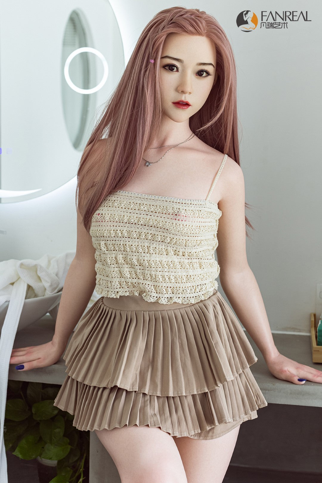 Qian-sekspop (FanReal Doll 158 cm B-cup siliconen)