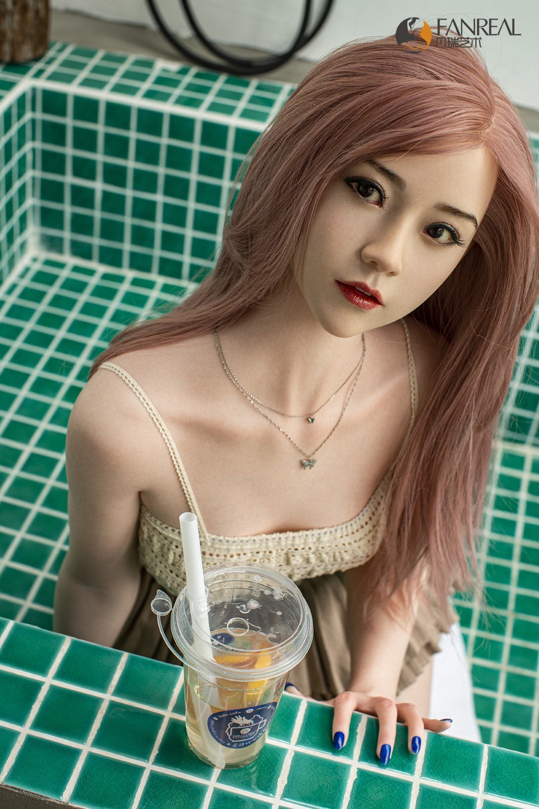 Qian-sekspop (FanReal Doll 158 cm B-cup siliconen)