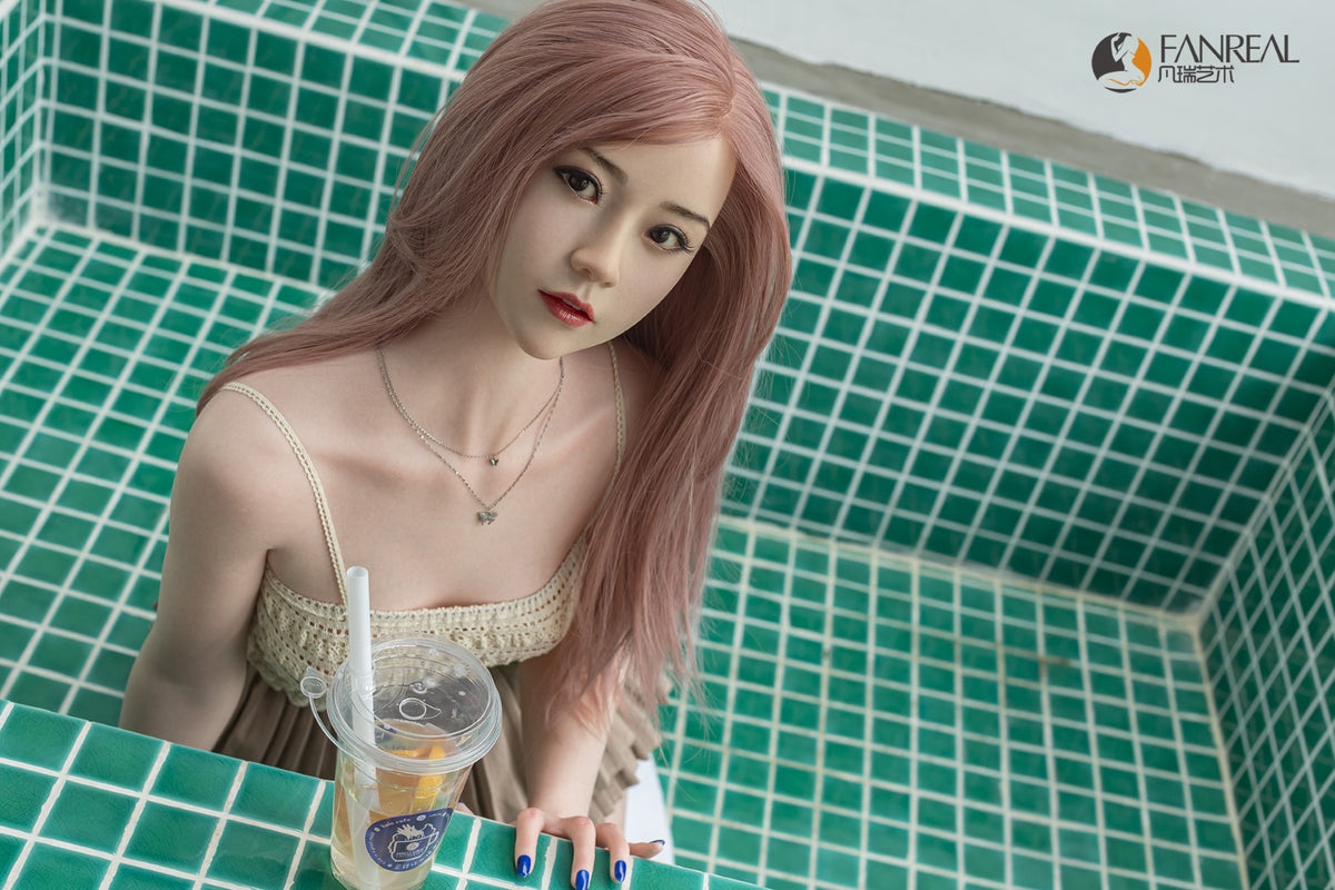 Qian-sekspop (FanReal Doll 158 cm B-cup siliconen)