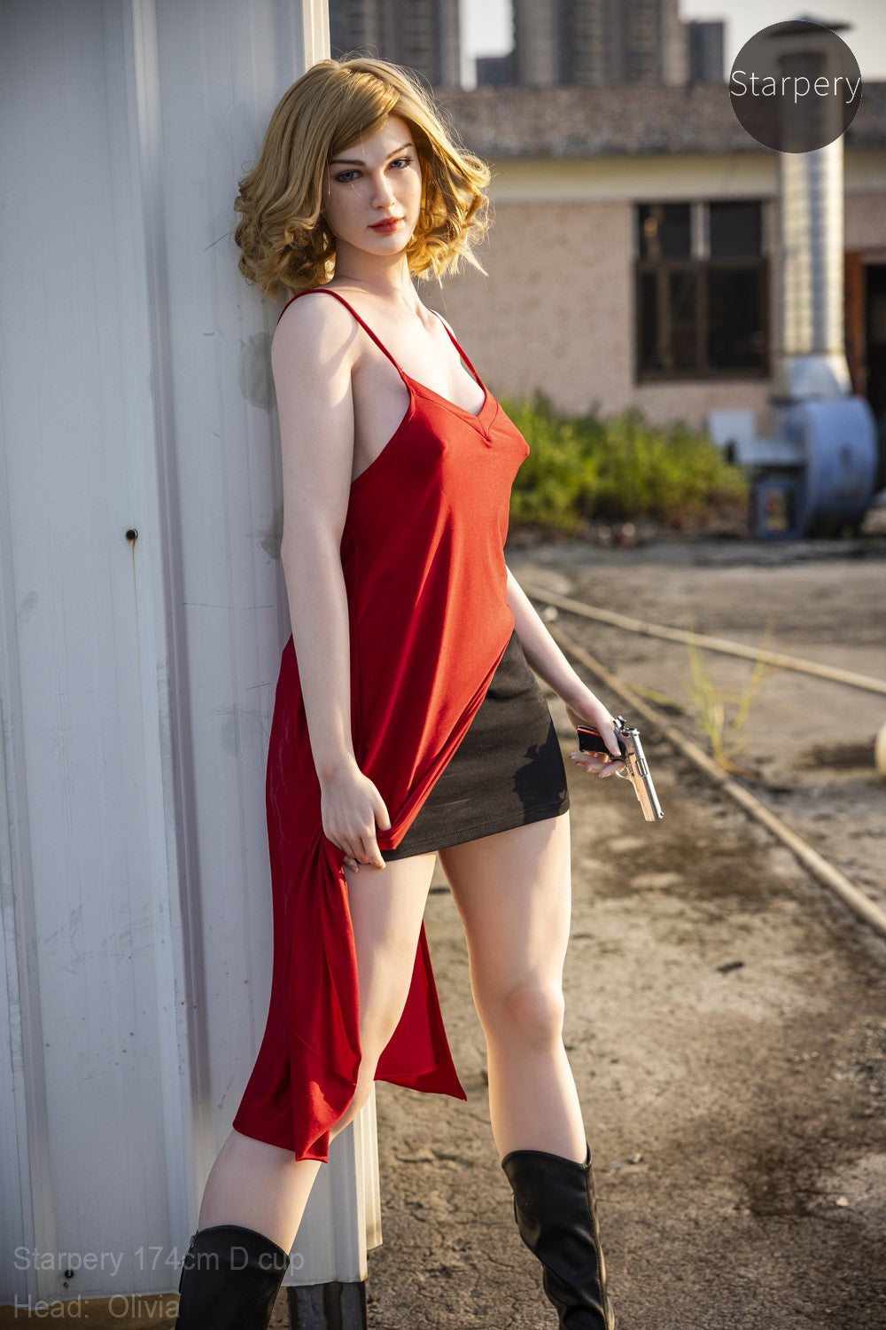 Olivia sekspop (Starpery 174cm D-cup TPE+Siliconen)