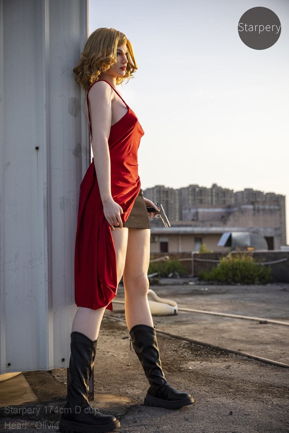 Olivia sekspop (Starpery 174cm D-cup TPE+Siliconen)