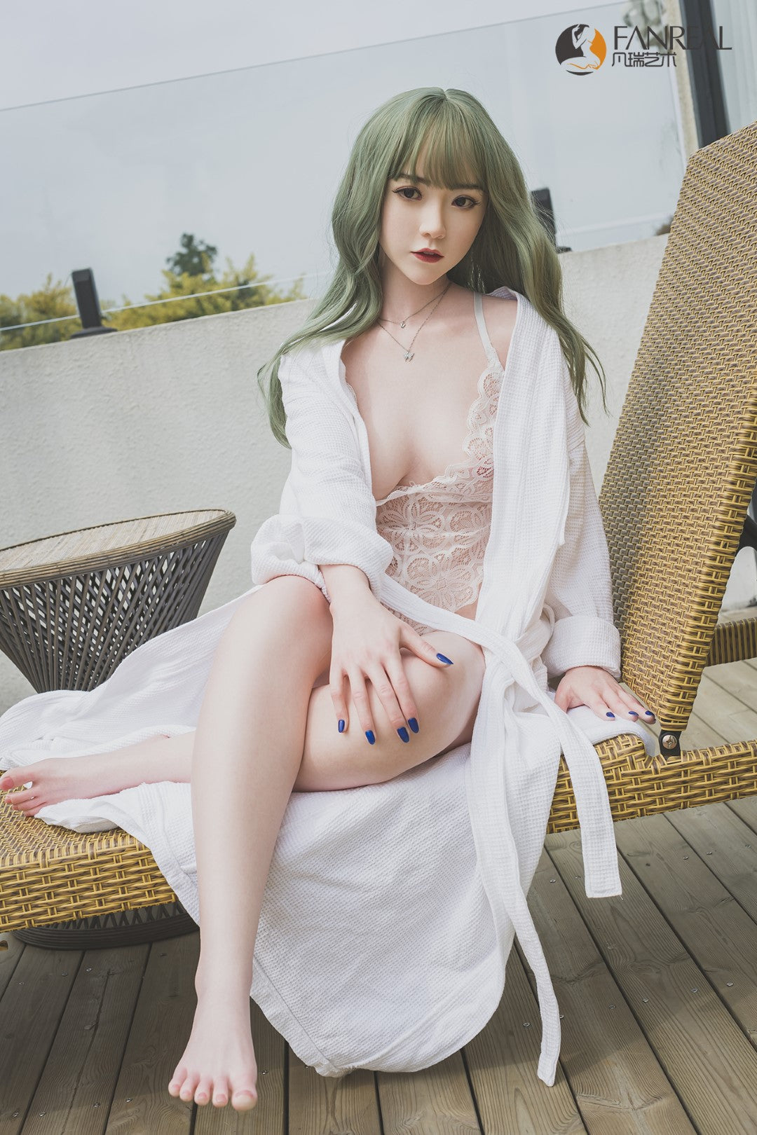 Qian-sekspop (FanReal Doll 158 cm B-cup siliconen)