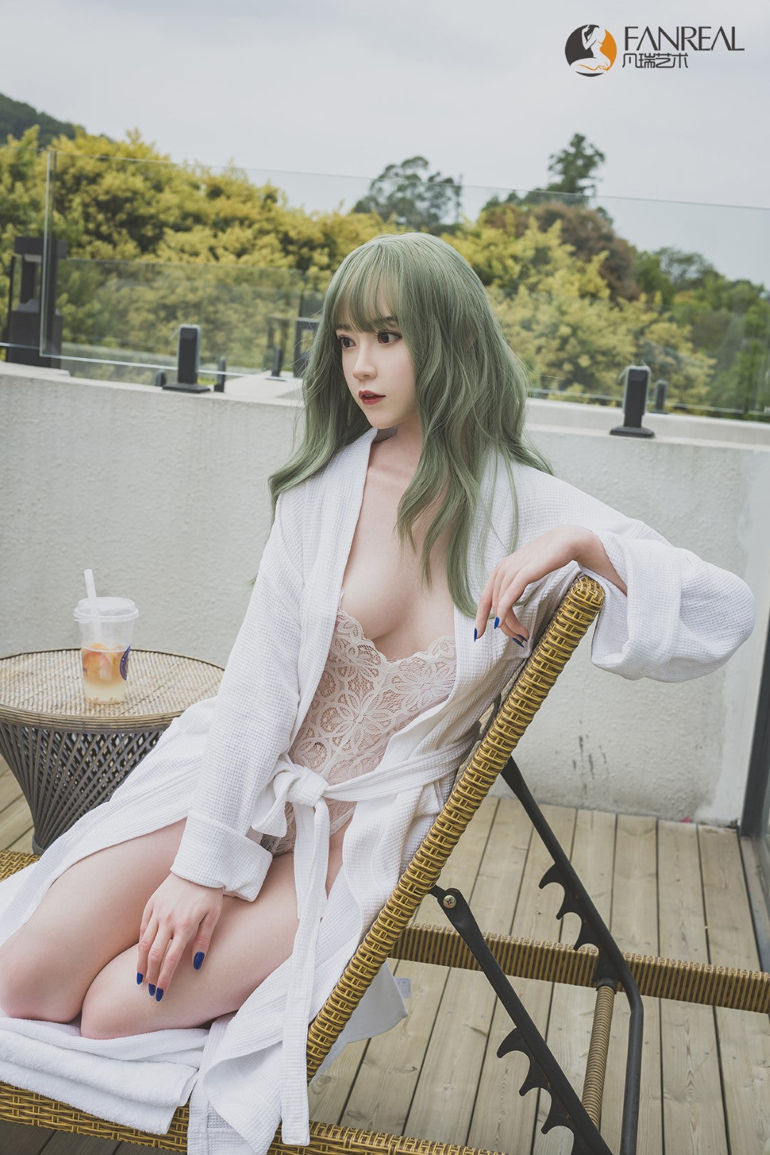 Qian-sekspop (FanReal Doll 158 cm B-cup siliconen)