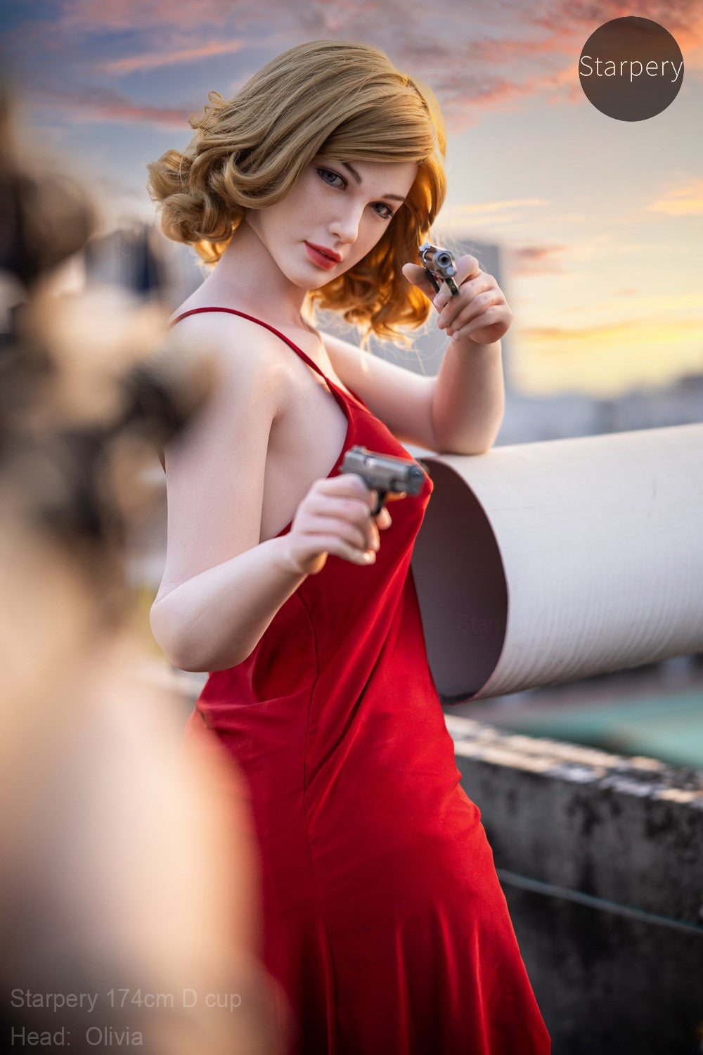 Olivia sekspop (Starpery 174cm D-cup TPE+Siliconen)