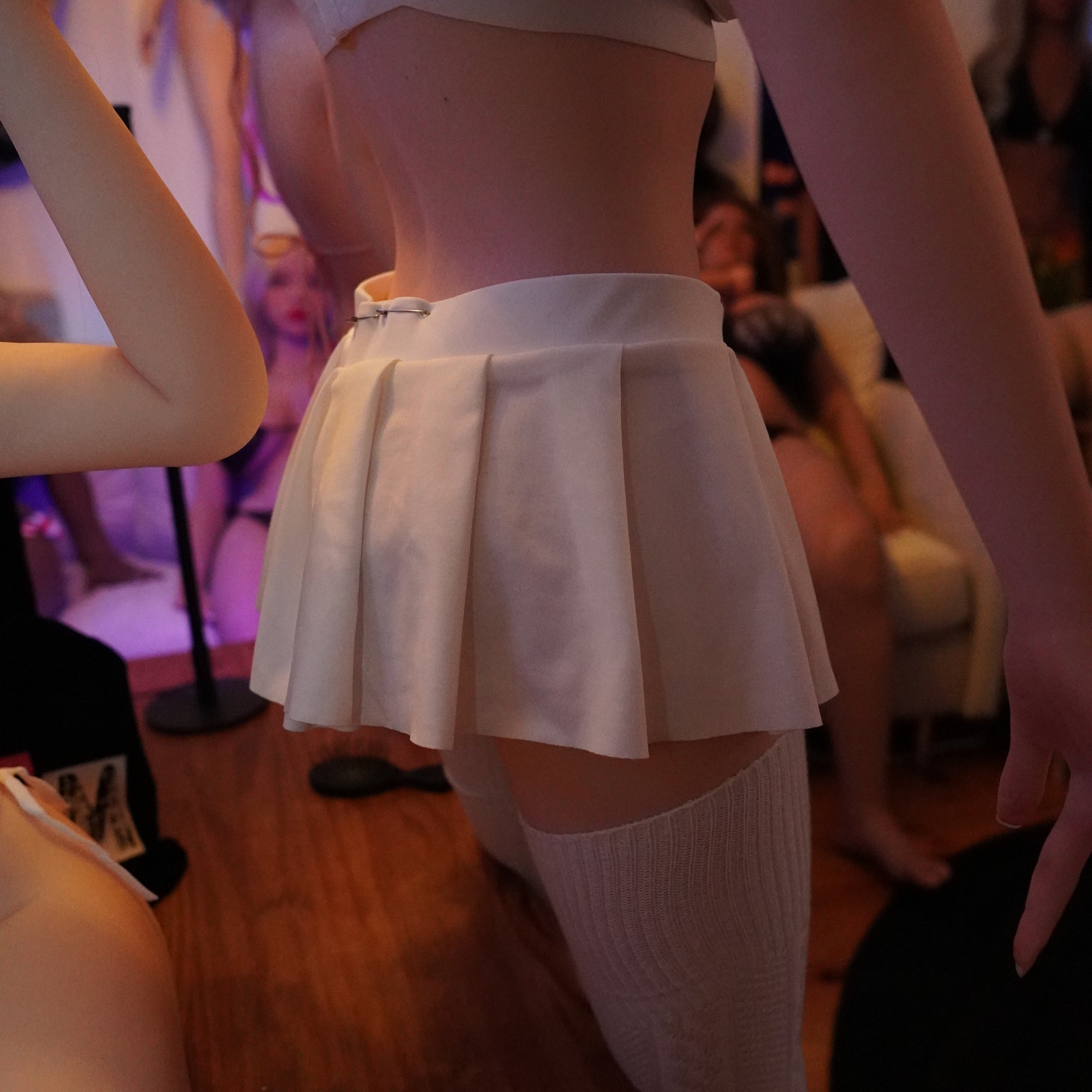 Mini -rok (wit)