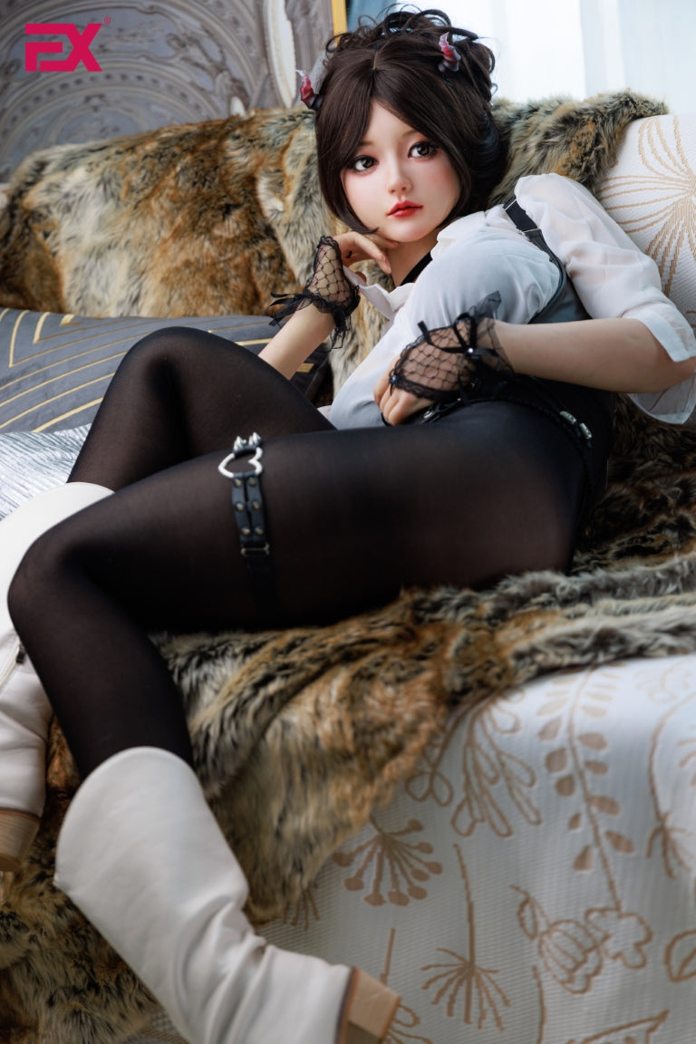 Robijnrode sekspop (EXDoll 168 cm F-Cup #Ukiyo-E siliconen)