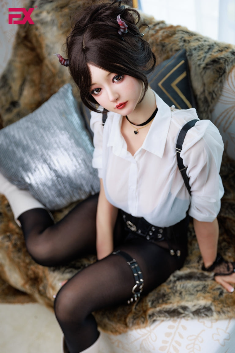 Robijnrode sekspop (EXDoll 168 cm F-Cup #Ukiyo-E siliconen)