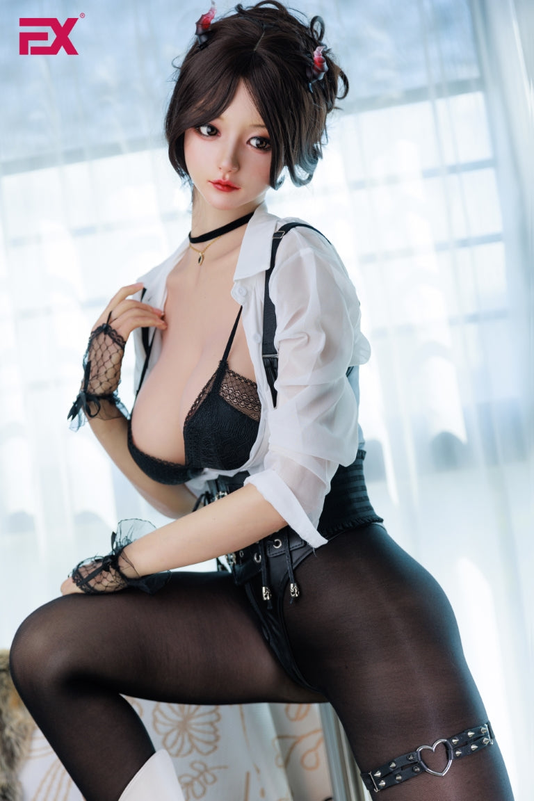 Robijnrode sekspop (EXDoll 168 cm F-Cup #Ukiyo-E siliconen)