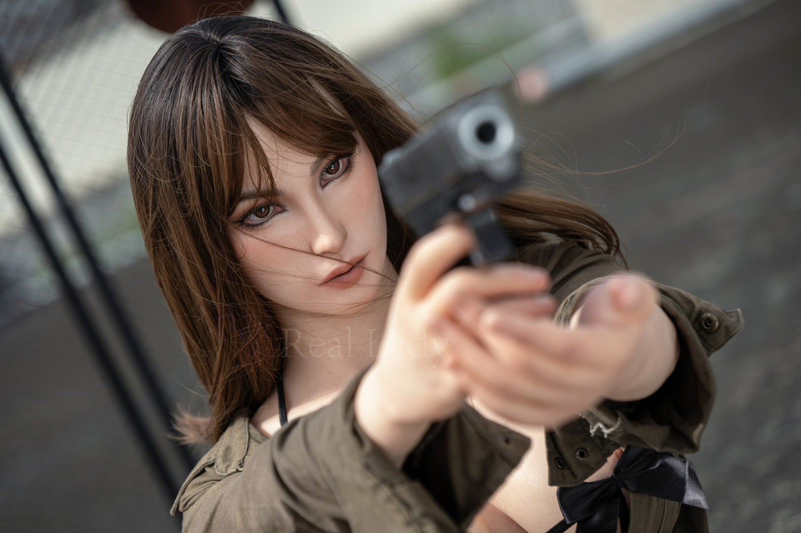 Catlin-sekspop (Real Lady 170 cm C-cup S23 siliconen)