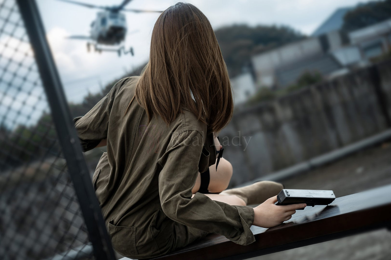 Catlin-sekspop (Real Lady 170 cm C-cup S23 siliconen)